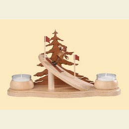Tealight - Candle Holder Snowboard  -  12cm / 5 inches