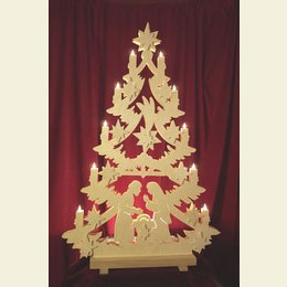 Light - Triangle  -  Christmas Tree  -  70x46x5,5cm / 27x18x2 inches