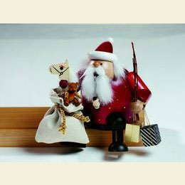 Smoker Edge stool  -  Santa Claus  -  16cm / 6 inch