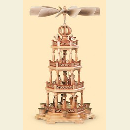 3 - tier pyramid  -  The Christmas Story  -  58cm / 23 inch