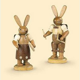 Easter bunny school boy - 11cm / 4 inch