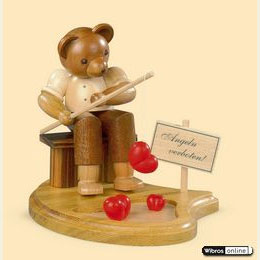 Bear fisherman - 10cm / 4 inch