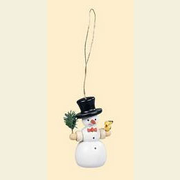Christmas tree decoration  -  Snowman  -  8cm / 3 inch