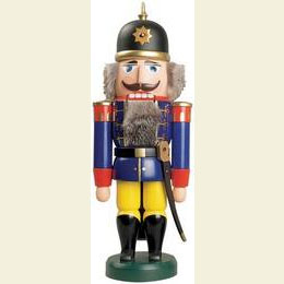 Nussknacker Soldat blau  -  36cm