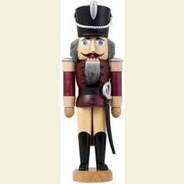 Nutcracker Hussar - Ash - aubergine - 28cm / 11 inch
