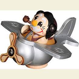 Räuchermännchen Pilot - 12cm