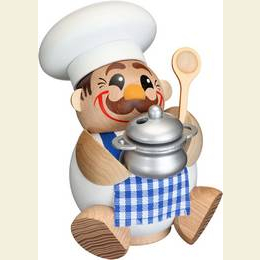 R�ucherm�nnchen Kugelr�ucherfigur Koch  -  12cm