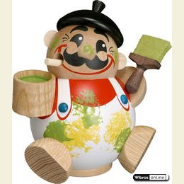 Smoker Ball Figur Smoker Painter - 11cm / 4 inch