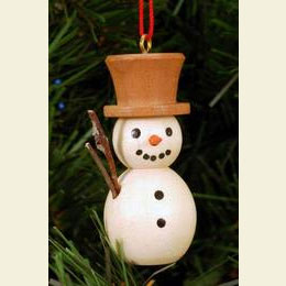 Schneemann natur  -  2,0 / 4,0cm  -  12 St�ck