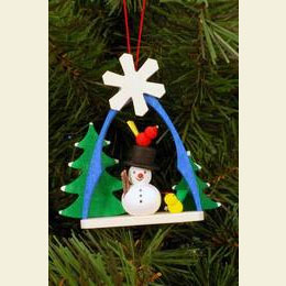 Snowman - 7,4 / 6,3cm - 12 pcs. / 3 x 2 inch