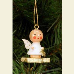 Angel on Star  -  2,9 / 3,0cm  -  12 pcs. / 1 x 1 inch