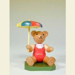 Teddy with Umbrella - 7,0cm / 3 inch