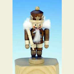 Nutcracker Mini King natural colors - 10,5cm / 4 inch