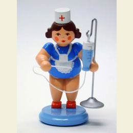 Krankenschwester mit Tropf  -  7,0cm