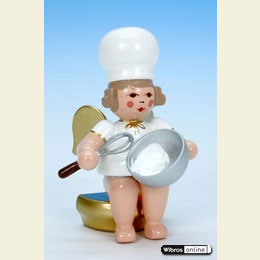 B�ckerengel mit Schneebesen  -  7cm