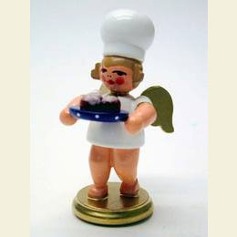Baker Angel with pan cake - 7,5cm / 3 inch