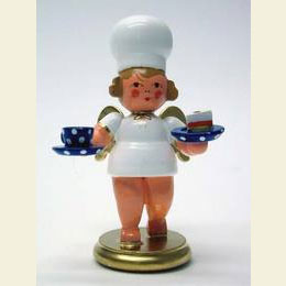 B�ckerengel mit Tasse  -  7,5cm