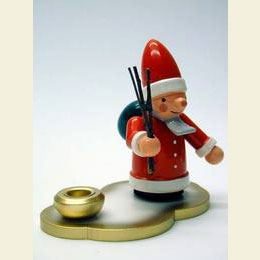 Santa on Angel cloud  -  8,0cm / 3 inch