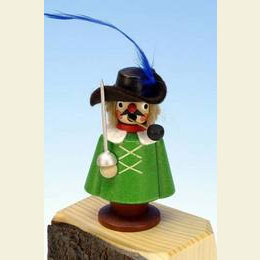 Smoker Musketeer green  -  11,5cm / 5 inch