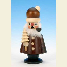 Smoker Santa Claus natural colors - 10,5cm / 4 inch