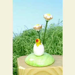 Küken mit Gänseblümchen - 8,0cm