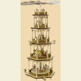 5 - tier Pyramid Nativity Scene - 28 inch - 70cm