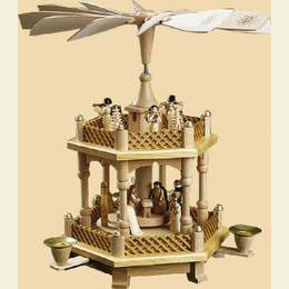 2 -  st�ckige Pyramide Christi Geburt  -  33cm