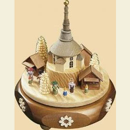 Music Box Christmas at Seiffen fair  -  6 inch  -  16cm