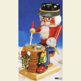 Nussknacker Uhrmacher mit Musik - 40cm