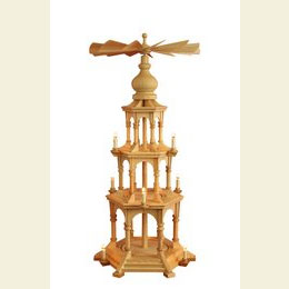 3 - tier Pyramid  -  blank  -  without figurines, Ashwood  -  98cm / 39 inches