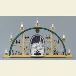 Candle Arch - Scenes from the German Erzgebirge - 72 x 41cm / 28 x 16 inch