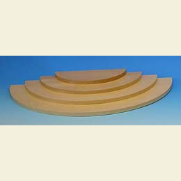 Wolke  -  4 - stufig  -  natur  -  43x20x4cm