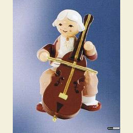Musiker mit Cello - sitzend - 5cm