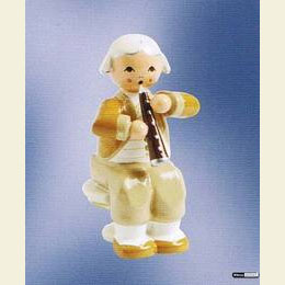 Musiker mit Oboe  -  sitzend  -  5cm