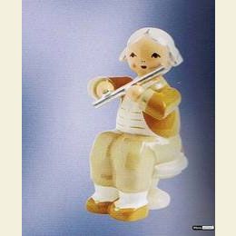 Musiker mit Querfl�te  -  sitzend  -  5cm