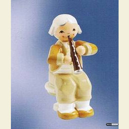 Musician with Clarinet  -  sitting  -  5cm / 2 inch