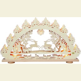 3D - Light - Arch - Deer - 66 x 43 x 6cm