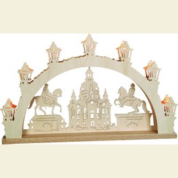 3D - Double - Light - Arch  -  Dresden  -  47 x 31 x 6cm