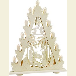 3D - Light Triangle  -  Nativity  -  49 x 67 x 6cm